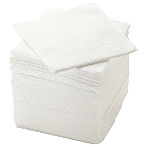 LUNCH 1/4 FOLD 1 PLY WHITE NAPKINS