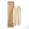 WOODEN CUTLERY SET